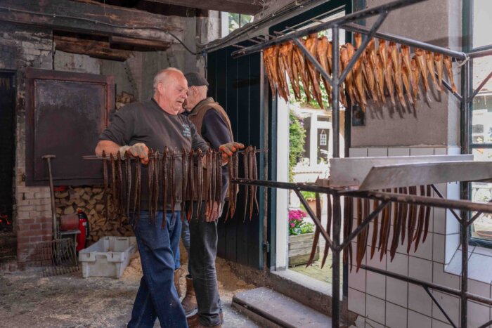 Palingrokerij Elburg fotografie