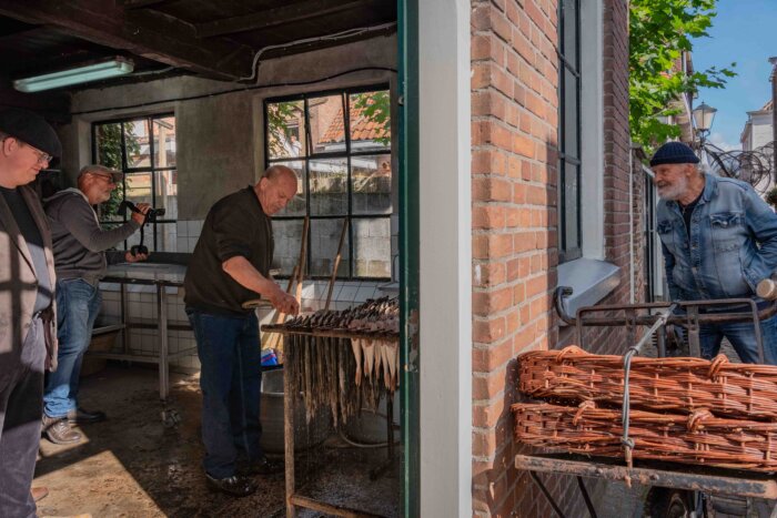 Palingrokerij Elburg fotografie