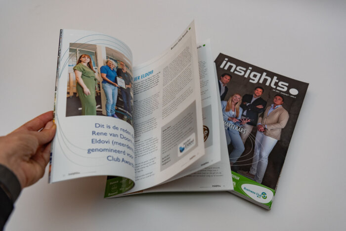 Ontwerp magazine van Business Club N.V.
