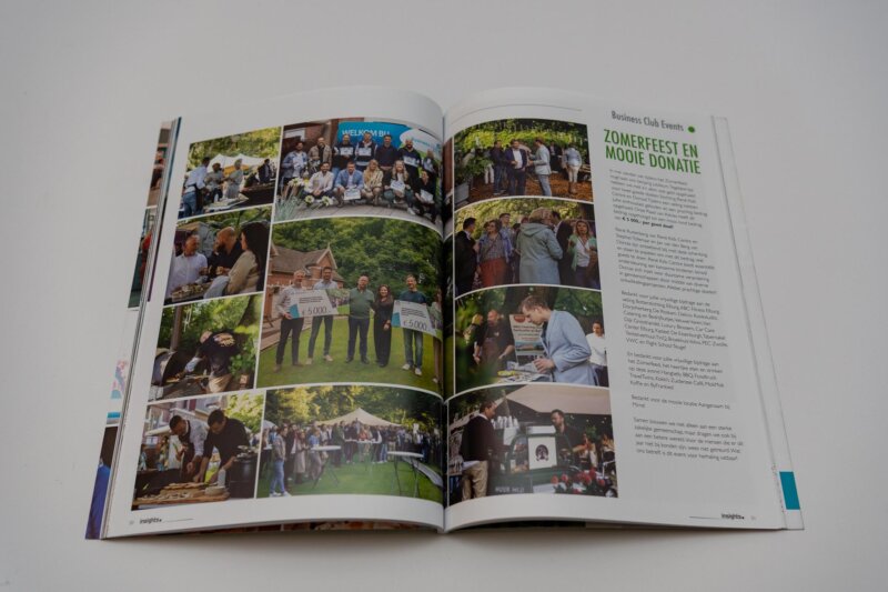 Ontwerp magazine van Business Club N.V.