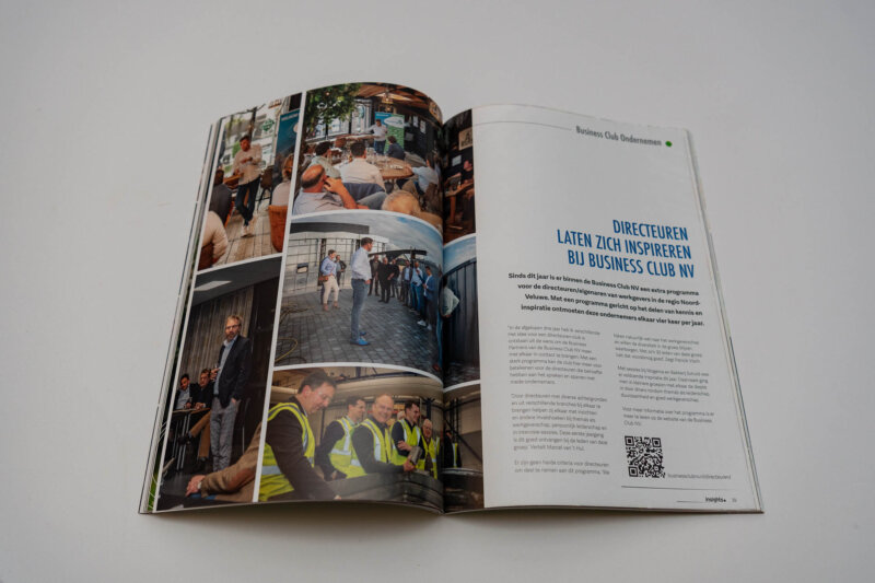 Ontwerp magazine van Business Club N.V.